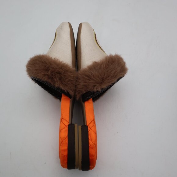 Birdies X Ken Fulk Horse Embroidered Equestrian Women' Size 6 Slippers Mule - Picture 6 of 10